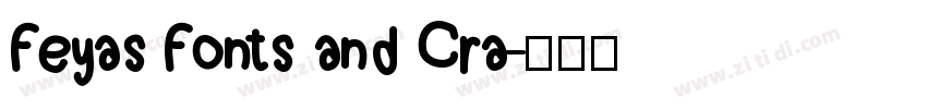 Feyas Fonts and Cra字体转换